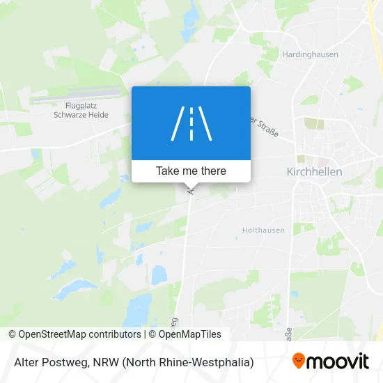 Карта Alter Postweg