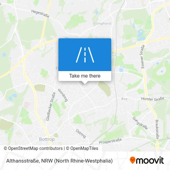 Карта Althansstraße