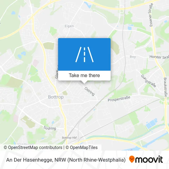 An Der Hasenhegge map