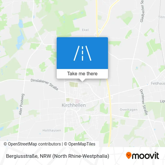 Карта Bergiusstraße
