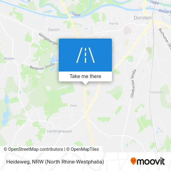 Карта Heideweg