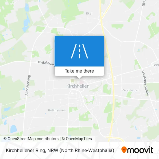 Kirchhellener Ring map