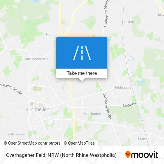 Overhagener Feld map