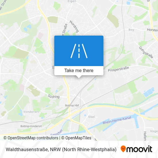 Waldthausenstraße map