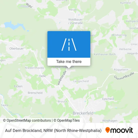 Auf Dem Brockland map