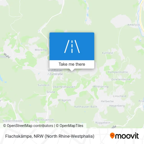 Карта Flachskämpe