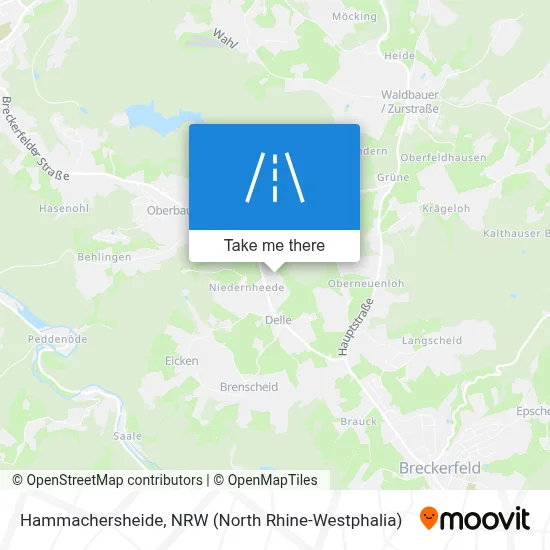 Hammachersheide map