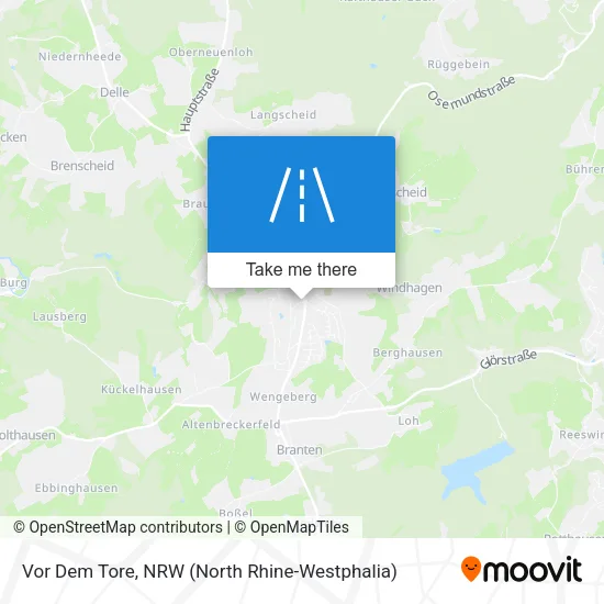 Карта Vor Dem Tore
