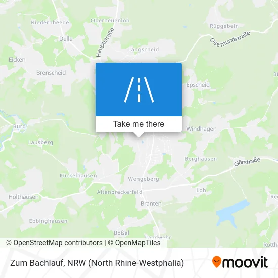 Zum Bachlauf map