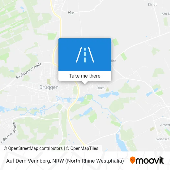 Карта Auf Dem Vennberg
