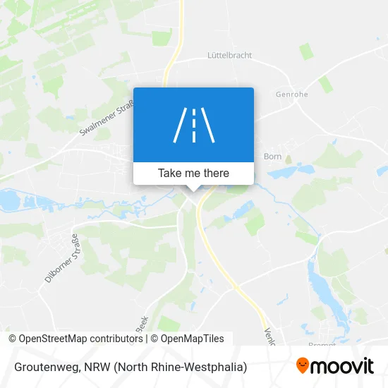Groutenweg map