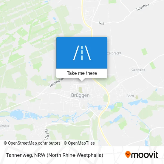 Tannenweg map