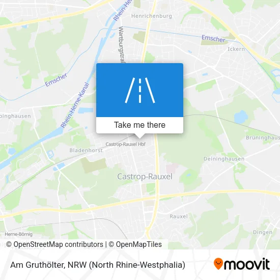 Am Gruthölter map
