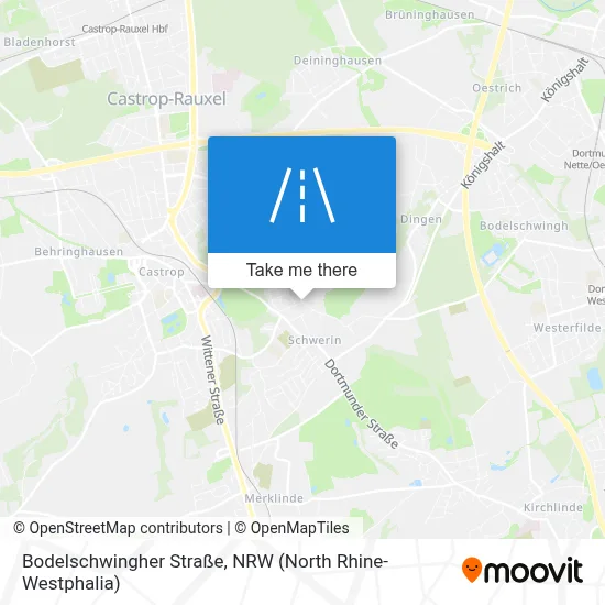Bodelschwingher Straße map