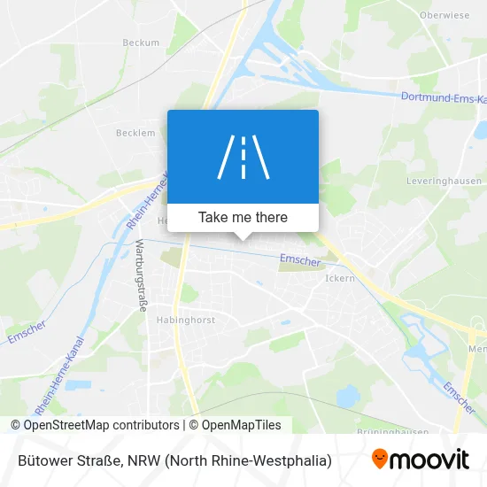 Bütower Straße map
