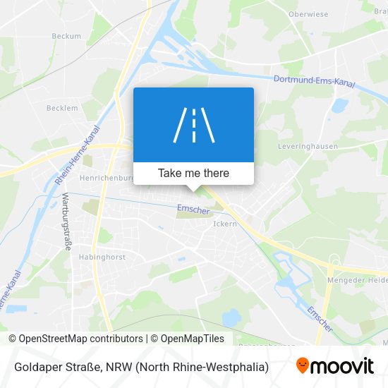 Goldaper Straße map