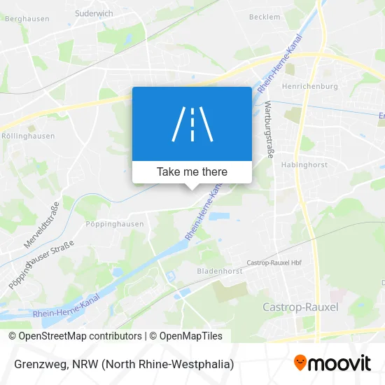 Карта Grenzweg