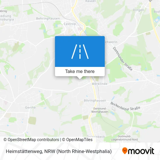 Heimstättenweg map
