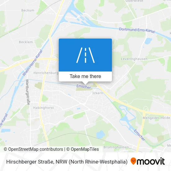 Hirschberger Straße map