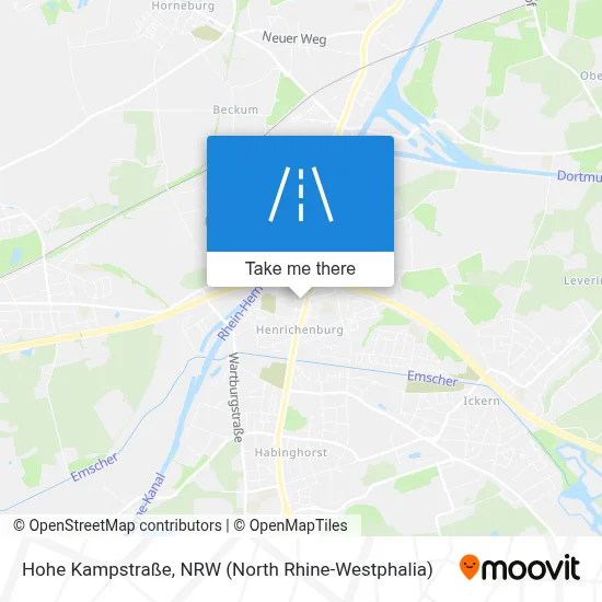 Hohe Kampstraße map