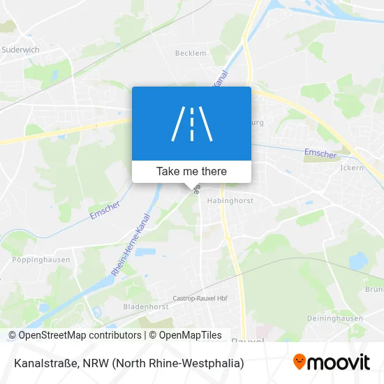 Kanalstraße map