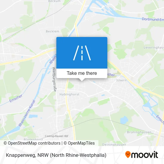 Knappenweg map