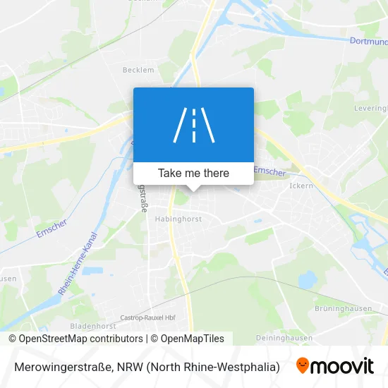Карта Merowingerstraße