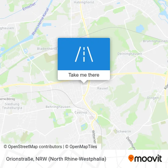 Orionstraße map