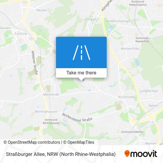 Straßburger Allee map