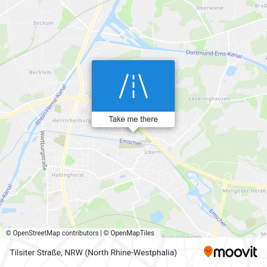 Tilsiter Straße map