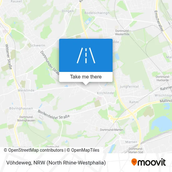 Vöhdeweg map