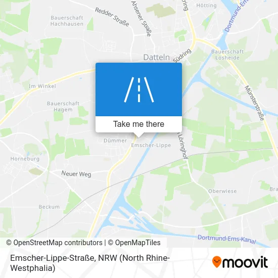 Emscher-Lippe-Straße map