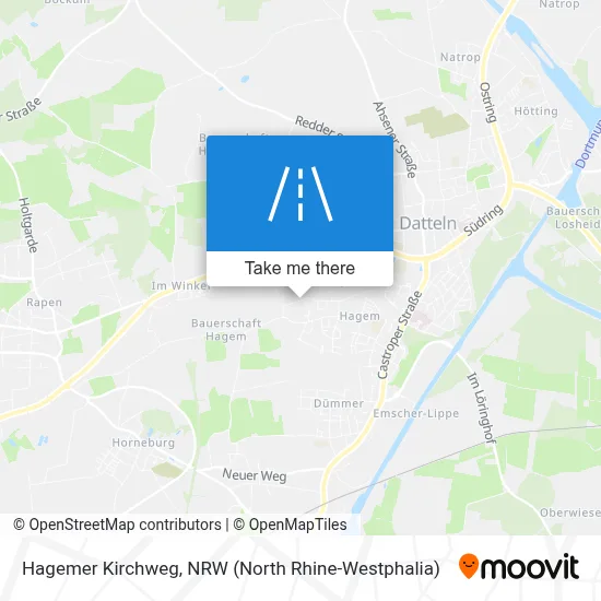 Hagemer Kirchweg map