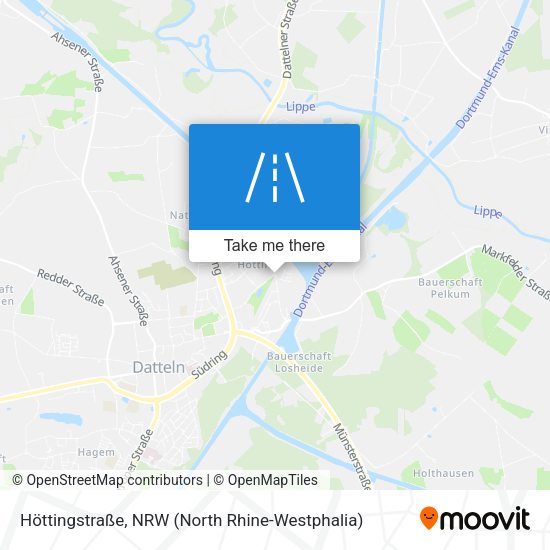 Höttingstraße map
