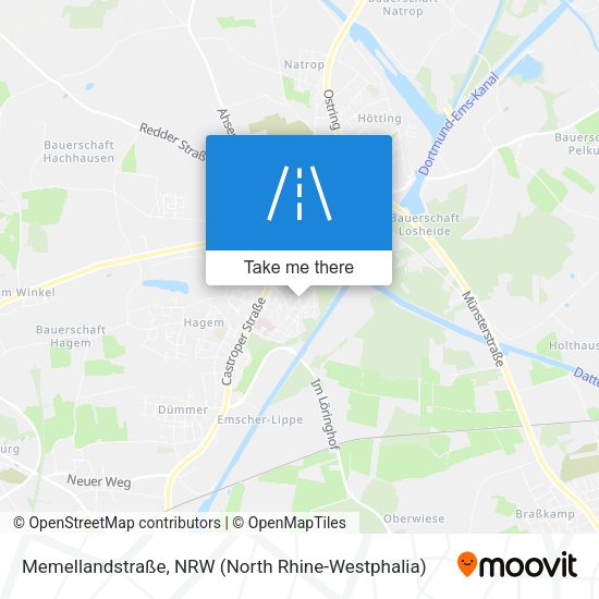 Memellandstraße map
