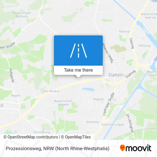 Карта Prozessionsweg