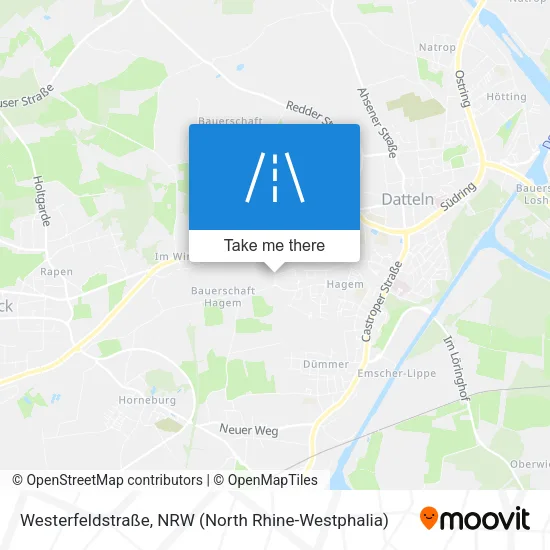 Westerfeldstraße map
