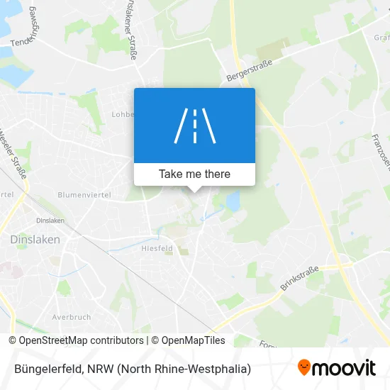 Büngelerfeld map