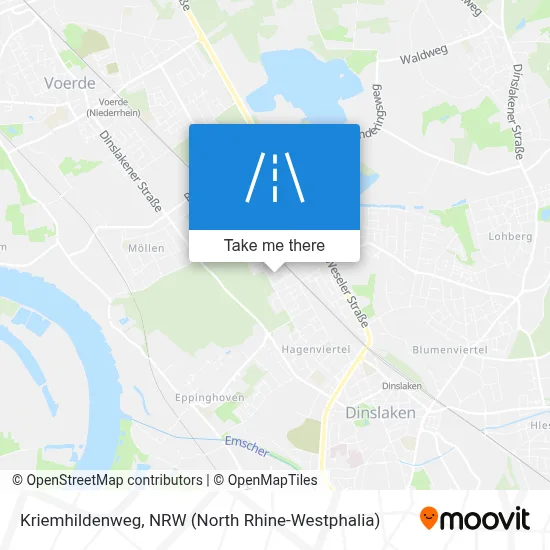 Kriemhildenweg map