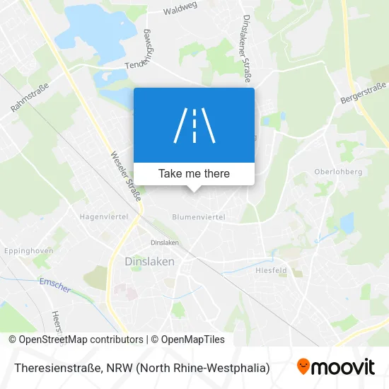 Theresienstraße map