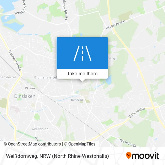 Карта Weißdornweg