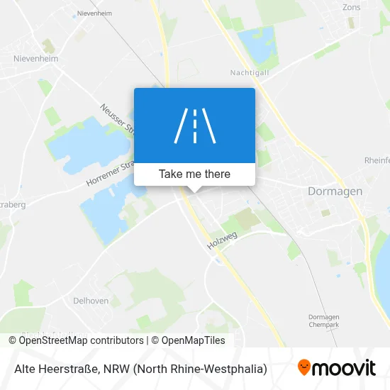 Alte Heerstraße map