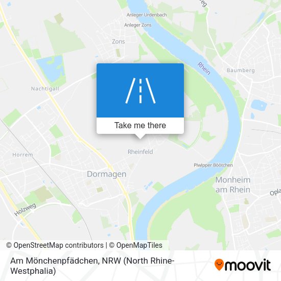 Am Mönchenpfädchen map