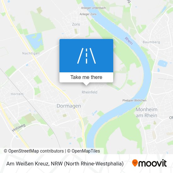 Am Weißen Kreuz map