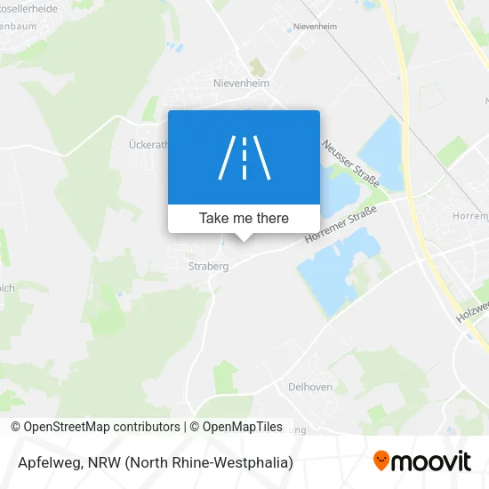 Карта Apfelweg