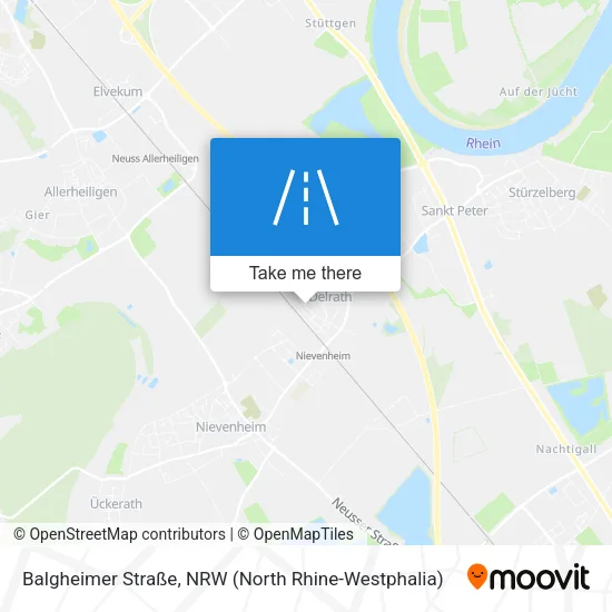 Карта Balgheimer Straße