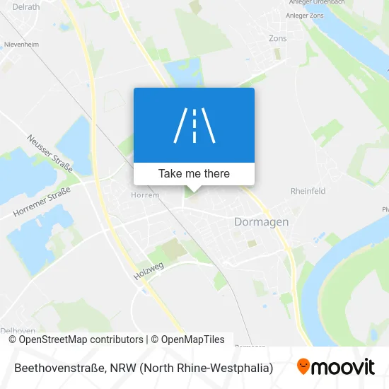 Карта Beethovenstraße