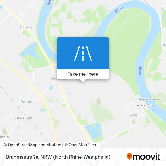 Карта Brahmsstraße