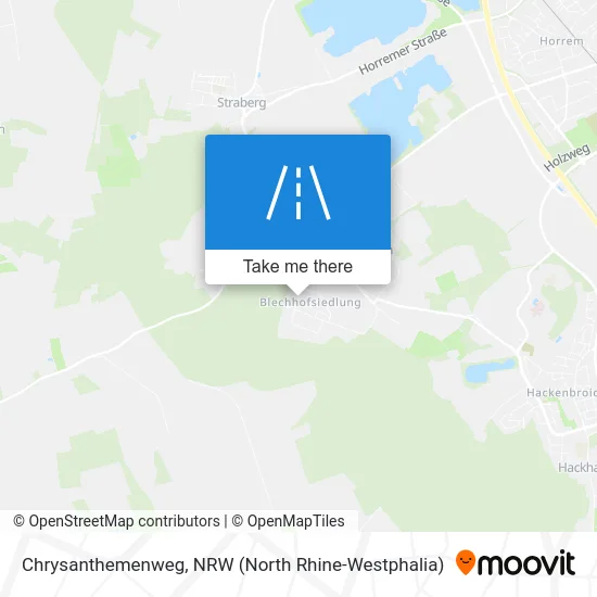 Chrysanthemenweg map