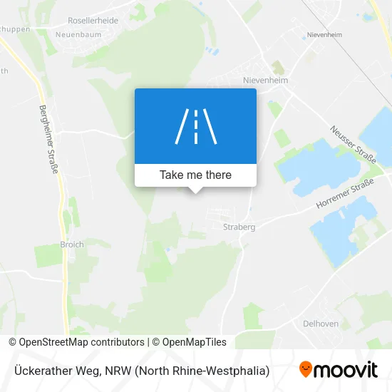 Карта Ückerather Weg
